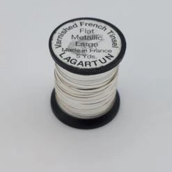 Lagartun Varnished French Tinsel Flat Metallic Fly Tying