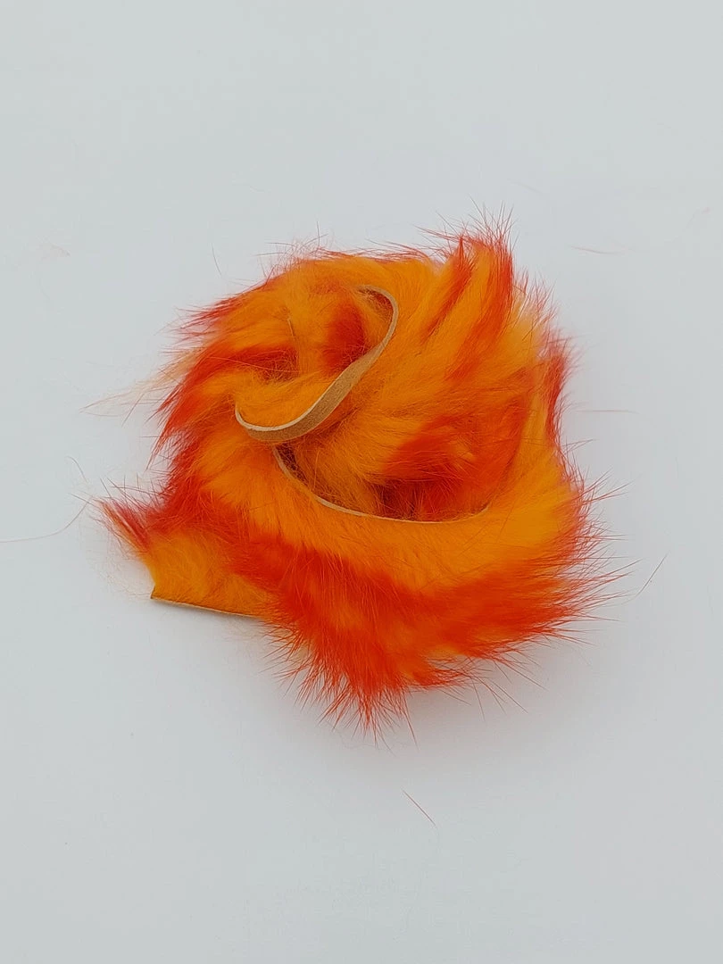 Fly Tying OfishL Fly Gear Two Toned Rabbit Zonker Strips 12 Fly Tying OfishL Fly Gear Two Toned Rabbit Zonker Strips