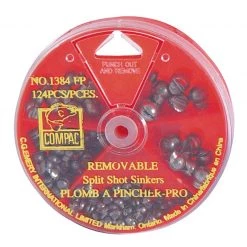 Compac Assorted Removable Split Shot Terminal Tackle