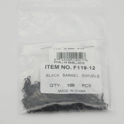 Redl Sports Black Barrel Swivel 100 Pack