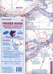 Fishing Books And DVDs Fish-n-Map Co. Fraser River Map