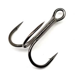Gamakatsu 2X Strong N.S. Black Treble Hook Terminal Tackle