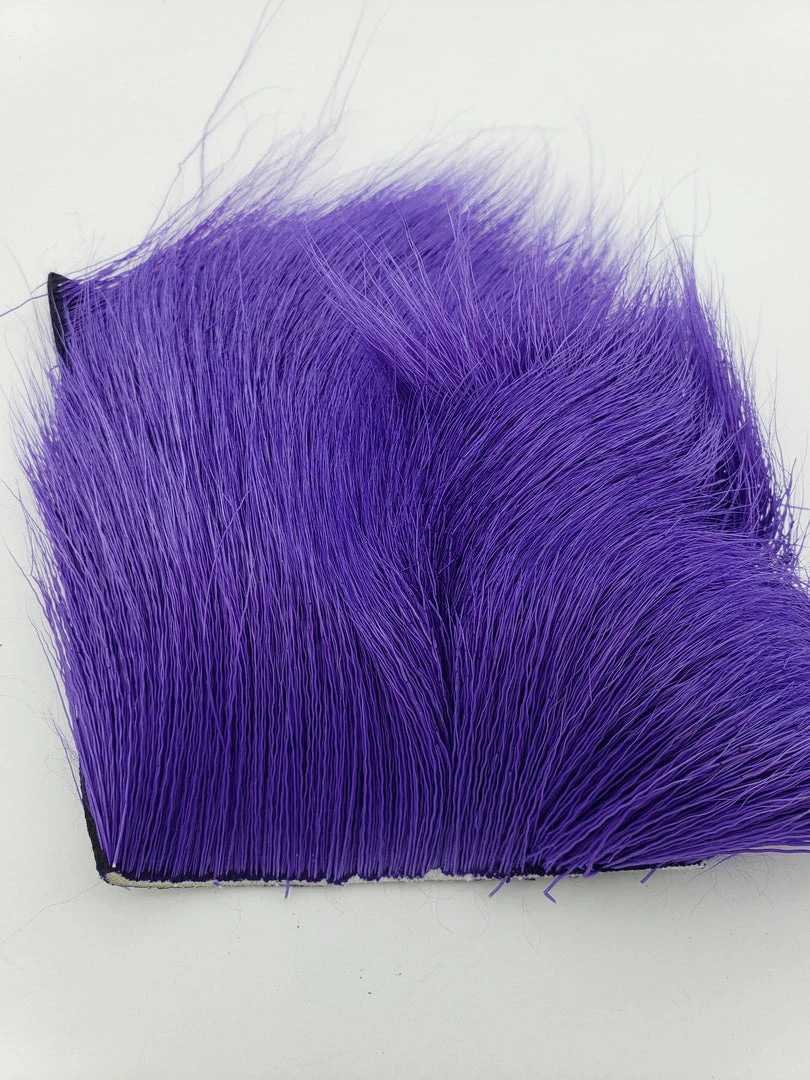 Hareline Deer Belly Hair Dyed Over White 6 Hareline Deer Belly Hair Dyed Over White