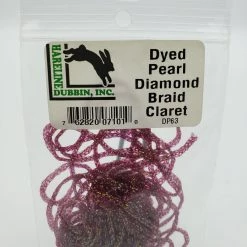 Hareline Dyed Pearl Diamond Braid Fly Tying