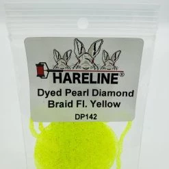 Hareline Dyed Pearl Diamond Braid Fly Tying
