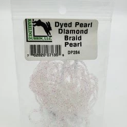 Hareline Dyed Pearl Diamond Braid Fly Tying