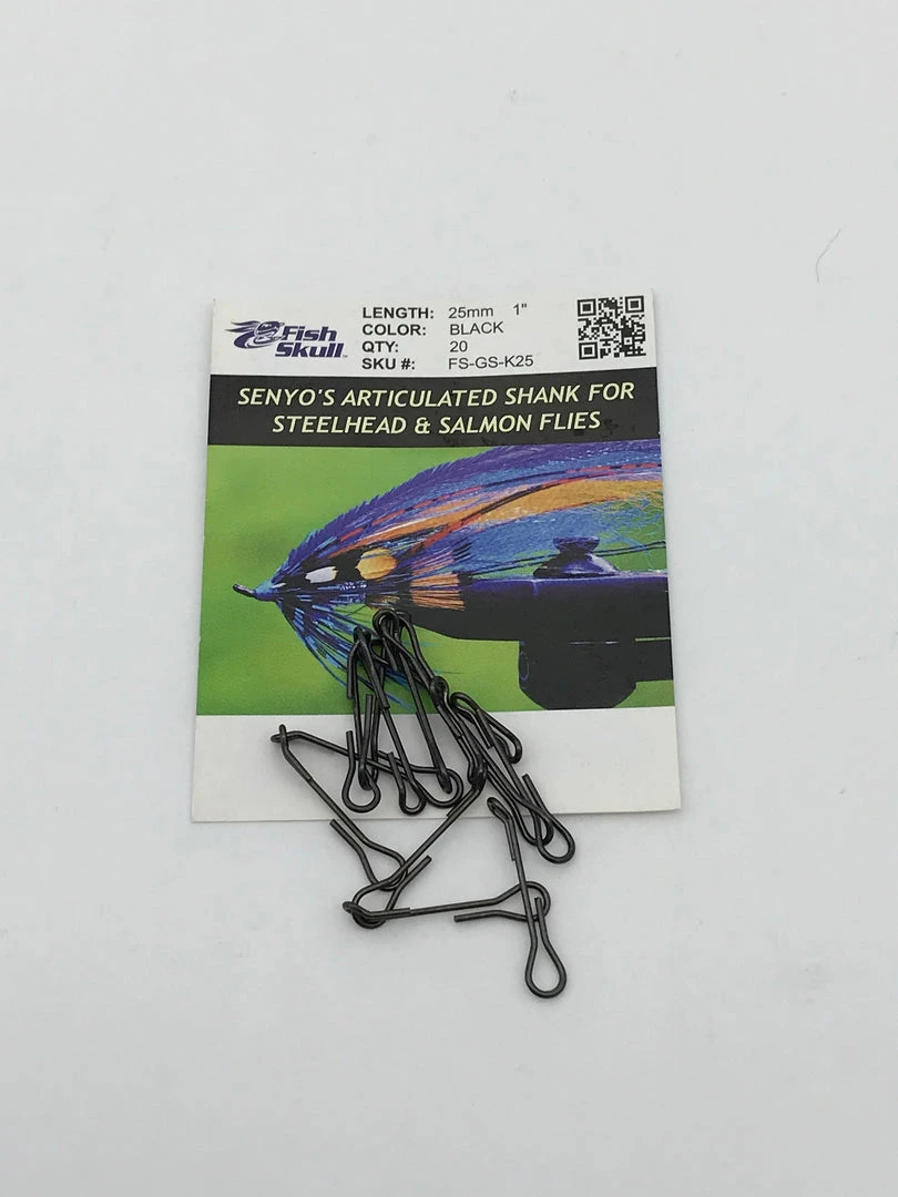 Flymen Fishing Company Fish-Skulls Senyo's Articulated Shank For Steelhead/Salmon Flies 2 Flymen Fishing Company Fish-Skulls Senyo's Articulated Shank For Steelhead/Salmon Flies