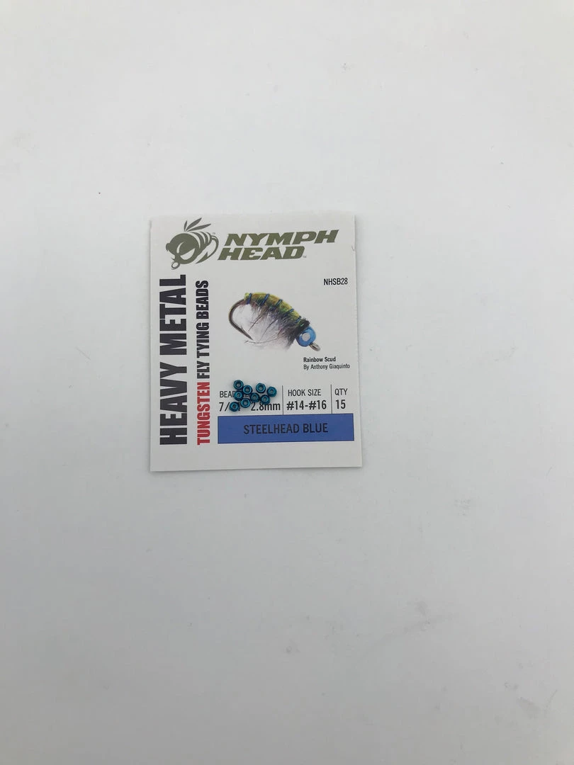 Fly Tying Flymen Fishing Company Nymph Head Heavy Metal Tungsten Beads 4 Fly Tying Flymen Fishing Company Nymph Head Heavy Metal Tungsten Beads