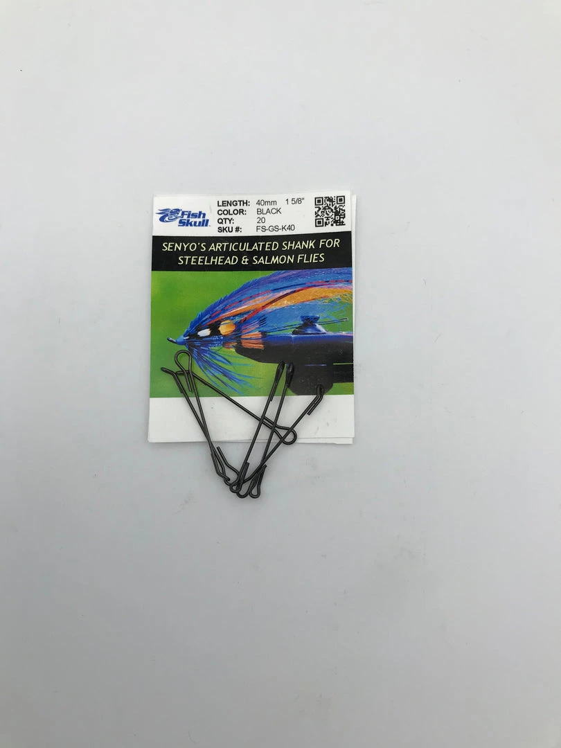 Flymen Fishing Company Fish-Skulls Senyo's Articulated Shank For Steelhead/Salmon Flies 3 Flymen Fishing Company Fish-Skulls Senyo's Articulated Shank For Steelhead/Salmon Flies