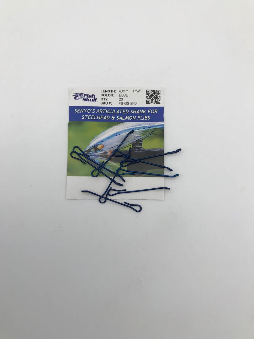Flymen Fishing Company Fish-Skulls Senyo's Articulated Shank For Steelhead/Salmon Flies 4 Flymen Fishing Company Fish-Skulls Senyo's Articulated Shank For Steelhead/Salmon Flies