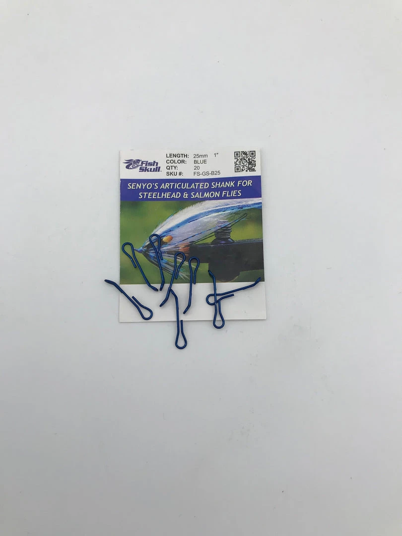 Flymen Fishing Company Fish-Skulls Senyo's Articulated Shank For Steelhead/Salmon Flies 8 Flymen Fishing Company Fish-Skulls Senyo's Articulated Shank For Steelhead/Salmon Flies