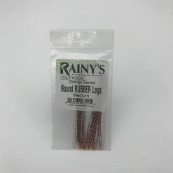 Rainy's Flies Rainy's Barred Round Rubber Legs 6 Rainy's Flies Rainy's Barred Round Rubber Legs
