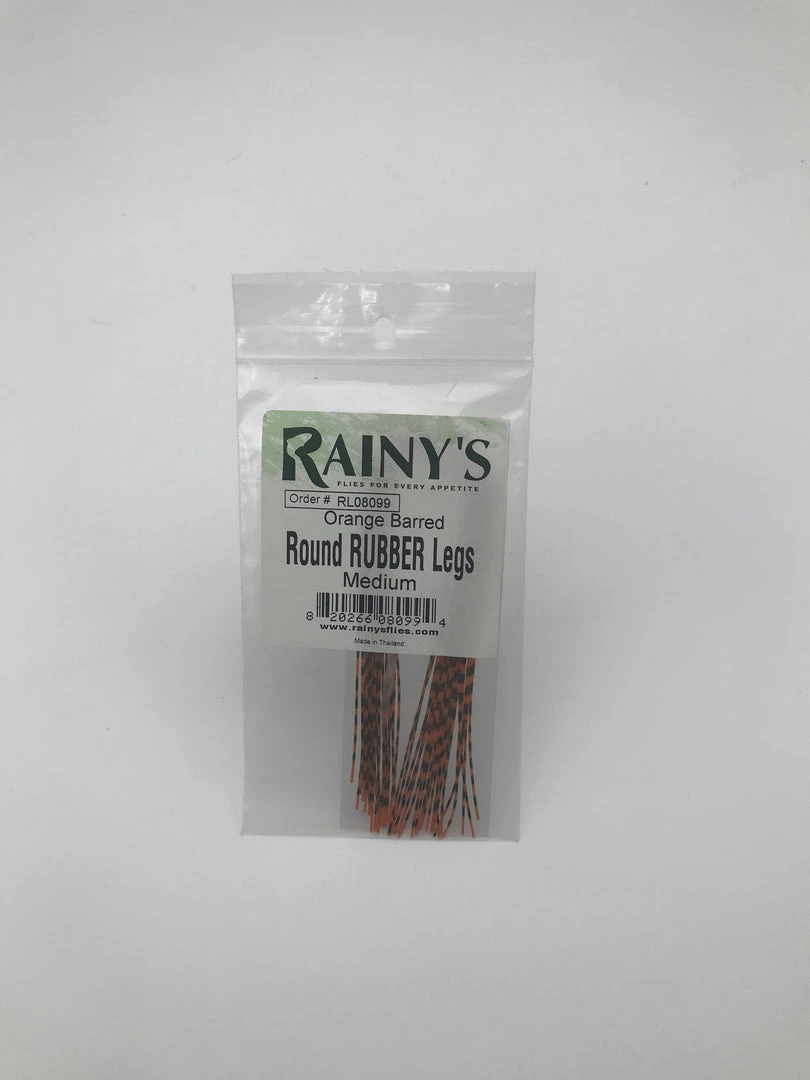 Rainy's Flies Rainy's Barred Round Rubber Legs 3 Rainy's Flies Rainy's Barred Round Rubber Legs