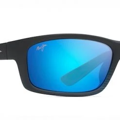 Maui Jim Kanaio Coast Matte Tortoise Hombre/Matte Translucent Blue Black With Stripe Fishing Apparel