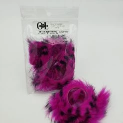 OfishL Fly Gear Black Barred Rabbit Zonker Strips Fly Tying