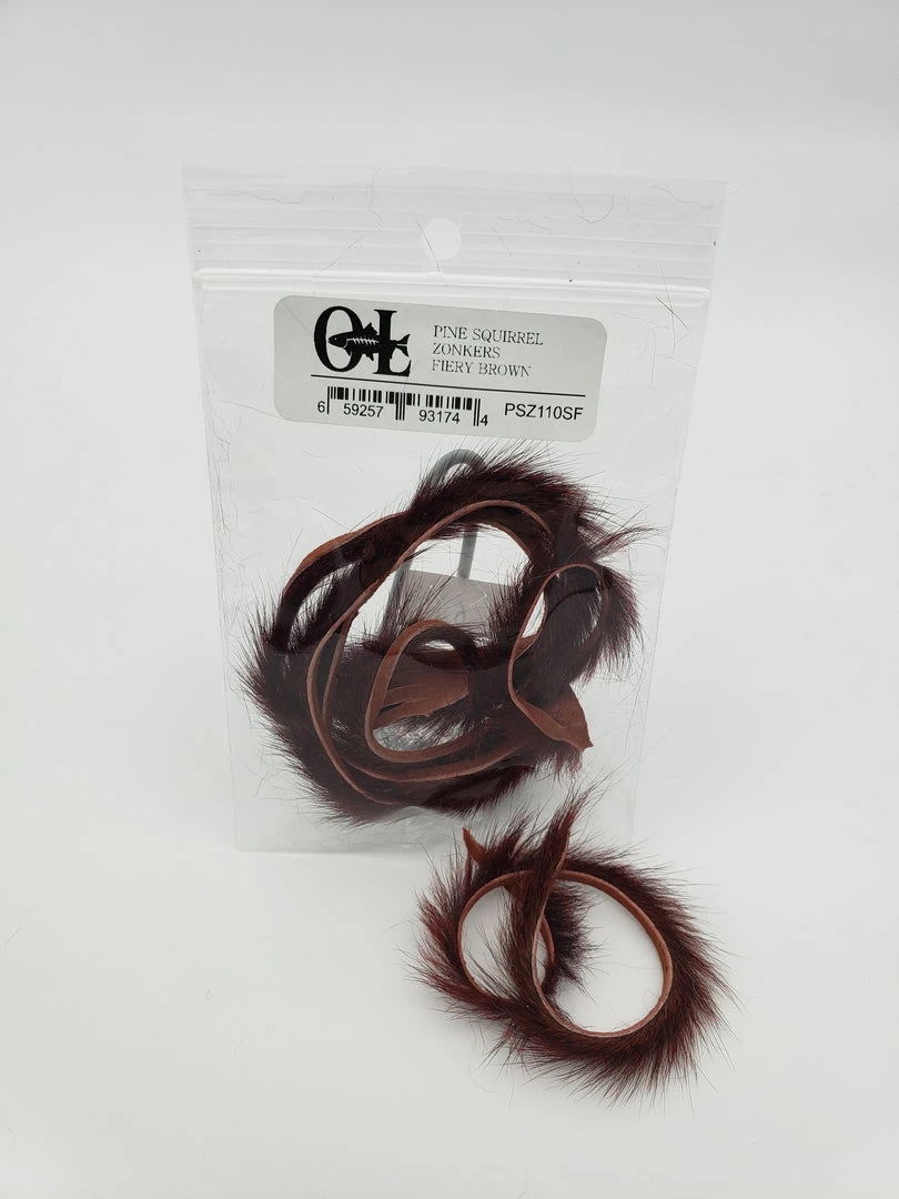 OfishL Fly Gear Fly Tying OfishL Pine Squirrel Zonker Strips 8 OfishL Fly Gear Fly Tying OfishL Pine Squirrel Zonker Strips