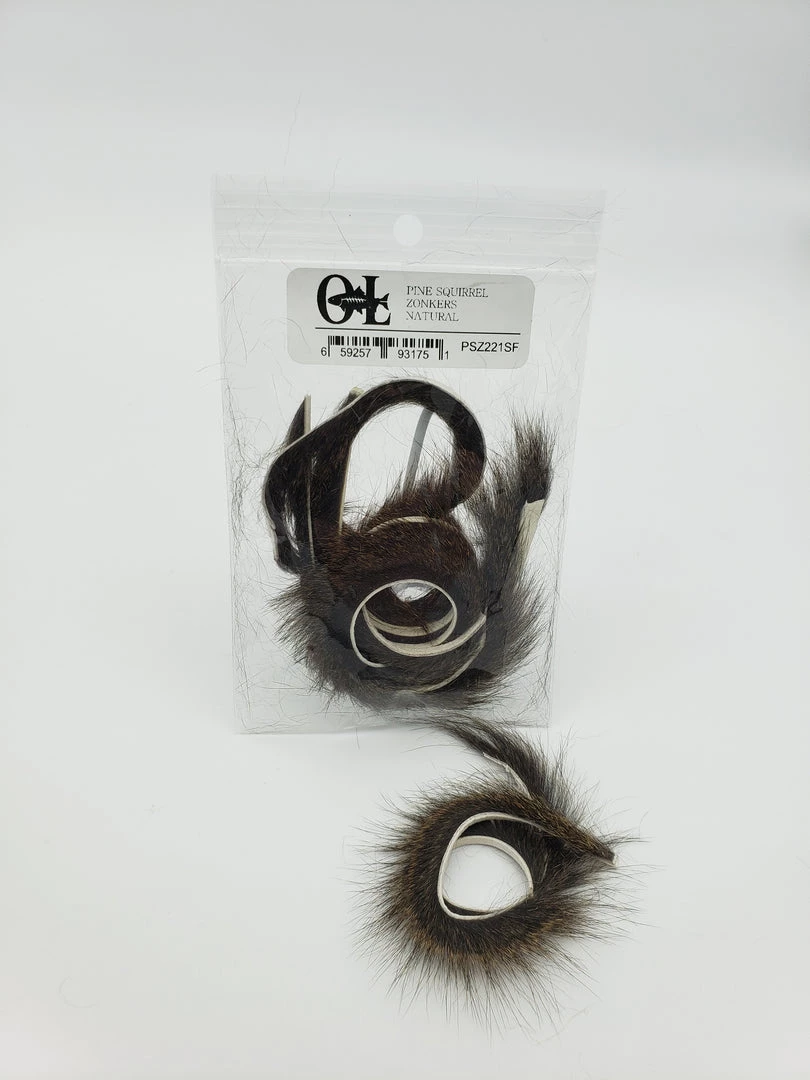 OfishL Fly Gear Fly Tying OfishL Pine Squirrel Zonker Strips 10 OfishL Fly Gear Fly Tying OfishL Pine Squirrel Zonker Strips