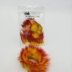 OfishL Fly Gear Two Toned Cross Cut Rabbit Strips