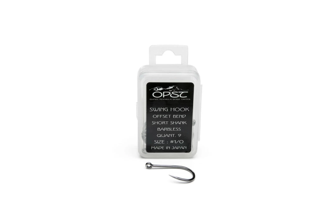 OPST Swing Hooks Short Shank Barbless Fly Tying 1 OPST Swing Hooks Short Shank Barbless Fly Tying