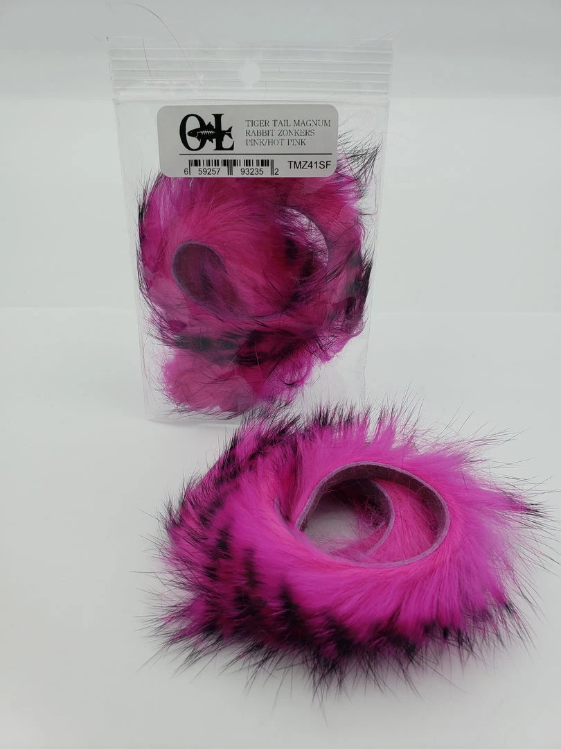 OfishL Fly Gear OFishL Tiger Tail Magnum Rabbit Zonkers Fly Tying 3 OfishL Fly Gear OFishL Tiger Tail Magnum Rabbit Zonkers Fly Tying