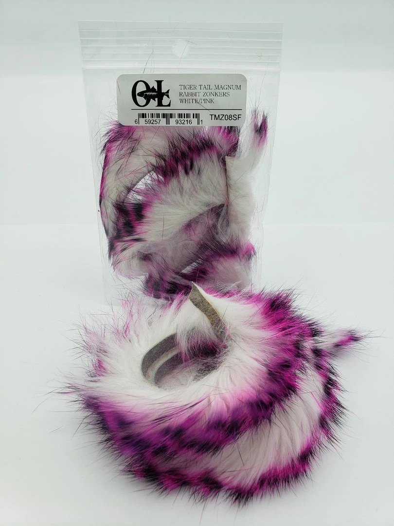 OfishL Fly Gear OFishL Tiger Tail Magnum Rabbit Zonkers Fly Tying 7 OfishL Fly Gear OFishL Tiger Tail Magnum Rabbit Zonkers Fly Tying