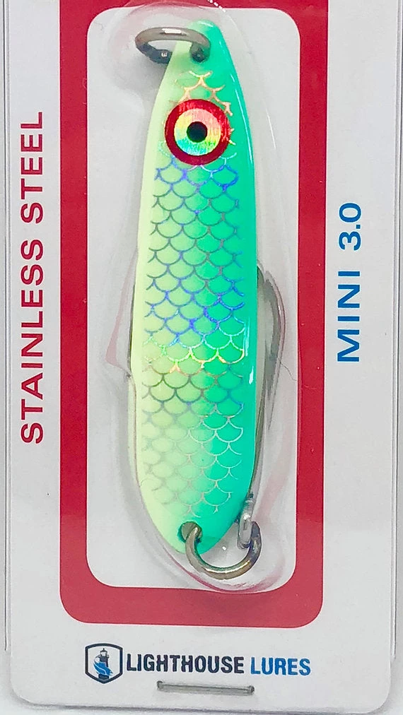 Saltwater Fishing Lighthouse Lures Big Eye Spoons 3 Saltwater Fishing Lighthouse Lures Big Eye Spoons