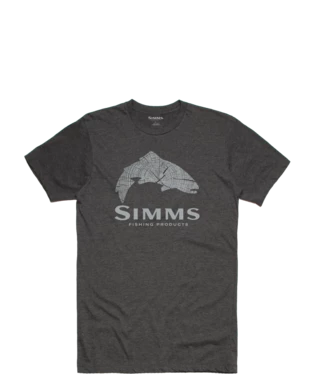 Simms Wood Trout Fill T-Shirt Men's 2 Simms Wood Trout Fill T-Shirt Men's