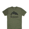 Simms Wood Trout Fill T-Shirt Men's