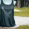 Still North Design Co. Ladies Black On Black Deer Tank