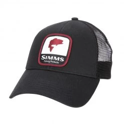 Simms Bass Patch Trucker Hat Fishing Apparel