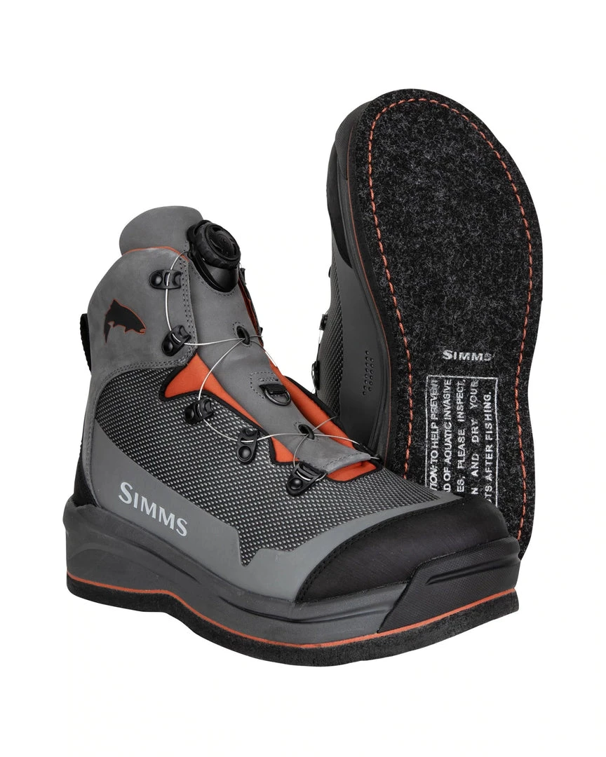 Simms Guide BOA Wading Boot Felt Men's Waders And Wading Boots 1 Simms Guide BOA Wading Boot Felt Men's Waders And Wading Boots