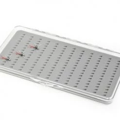 Temple Fork Outfitters Slit Foam Clear Fly Box-Large Fly Fishing Accessories