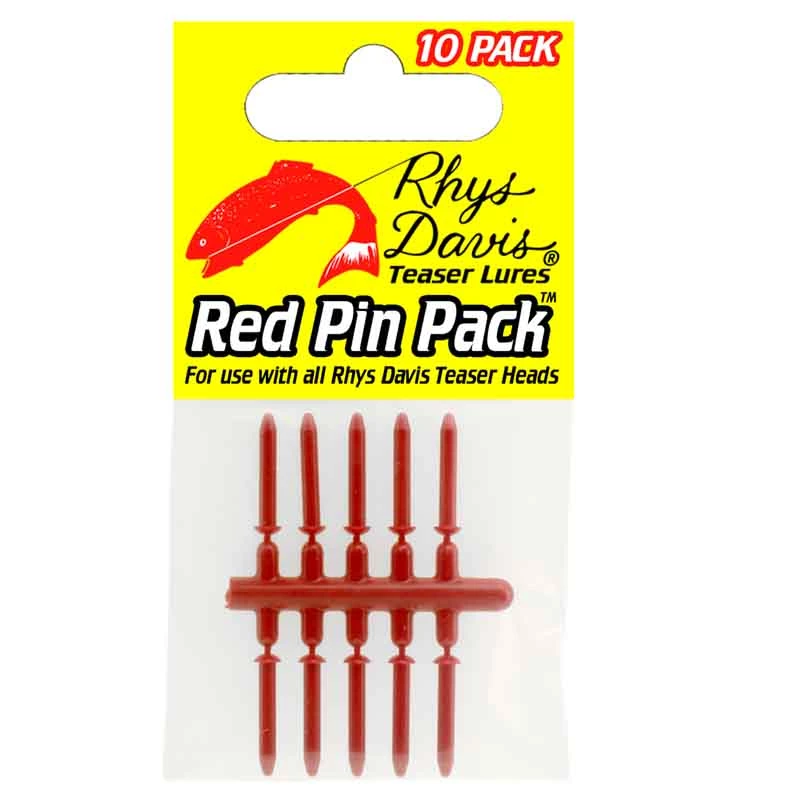 Rhys Davis Teaser Head Replacement Pin 10 Pack Saltwater Fishing 1 Rhys Davis Teaser Head Replacement Pin 10 Pack Saltwater Fishing