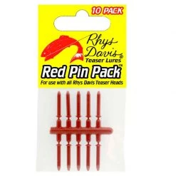Rhys Davis Teaser Head Replacement Pin 10 Pack Saltwater Fishing