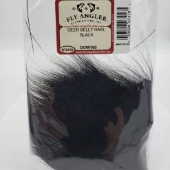 Wapsi Deer Belly Hair Dyed Over White Fly Tying