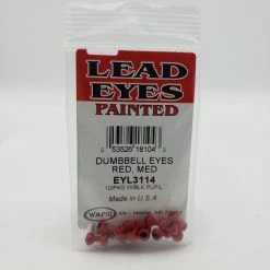 Wapsi Lead Eyes Painted Dumbbell Fly Tying