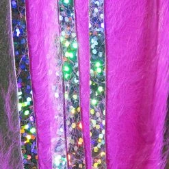 Fly Tying Hareline Magnum Bling Rabbit Strips 19 Fly Tying Hareline Magnum Bling Rabbit Strips