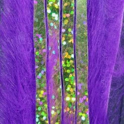 Fly Tying Hareline Magnum Bling Rabbit Strips 16 Fly Tying Hareline Magnum Bling Rabbit Strips