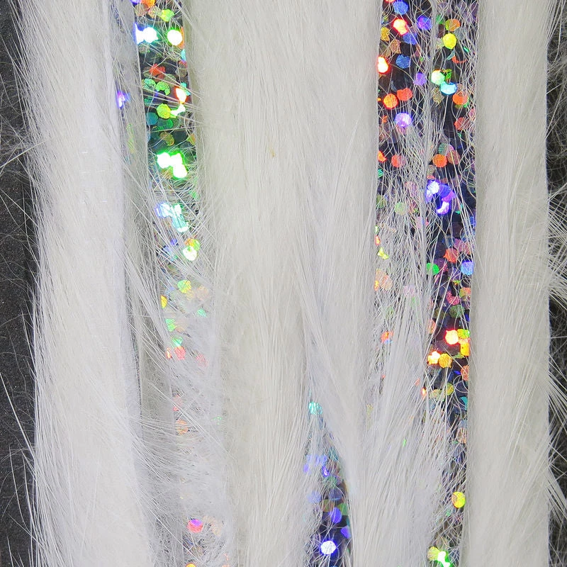 Fly Tying Hareline Magnum Bling Rabbit Strips 10 Fly Tying Hareline Magnum Bling Rabbit Strips