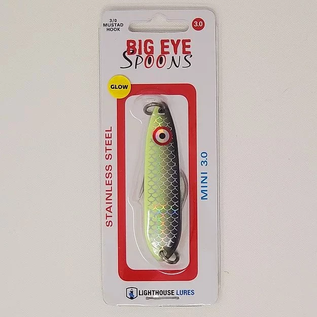 Saltwater Fishing Lighthouse Lures Big Eye Spoons 2 Saltwater Fishing Lighthouse Lures Big Eye Spoons