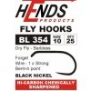 Hends Products Hends Dry Fly Hooks Barbless BL 354 Black Nickel Fly Tying
