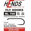 Hends Products Fly Tying Hends Streamer Long Nymph Fly Hooks Barbless BL 700 Black Nickel