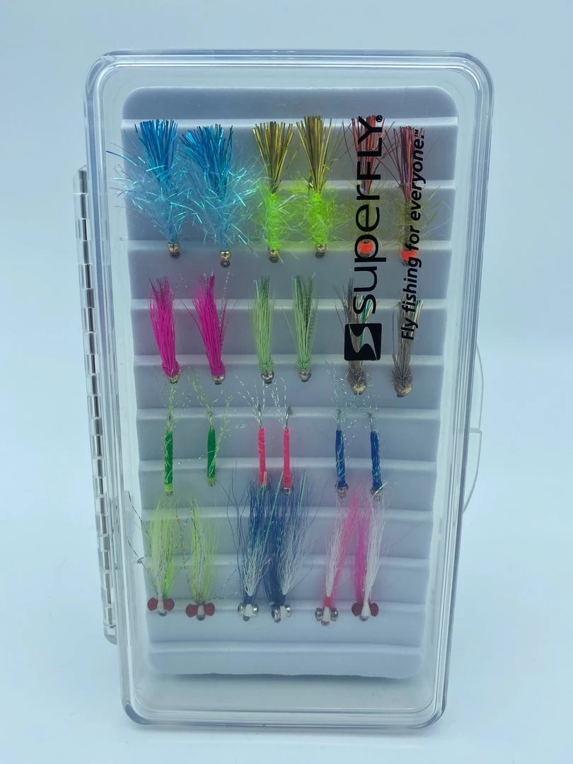 Sea-Run Fly & Tackle Sea-Run Pre-Loaded BC Pacific Salmon Fly Box Selection Flies 1 Sea-Run Fly & Tackle Sea-Run Pre-Loaded BC Pacific Salmon Fly Box Selection Flies